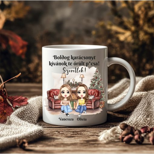 Vicces bögre a legjobb barátnőnek