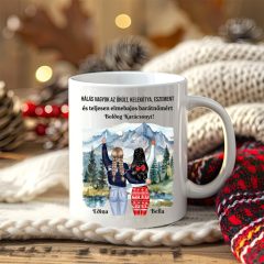   Hálás vagyok az őrült barátnőmért - ajándék kerámia bögre