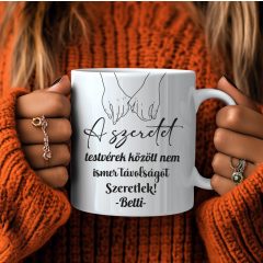 Szeretet testvérek között - kedves bögre