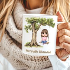   Bögre gyermekeknek - saját névvel és karakterrel - kislányos